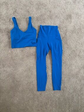 Lululemon Poolside Align Set- tank top sz 4  | 25” leggings sz 2